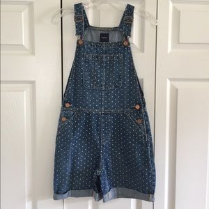 Girls Denim Overalls